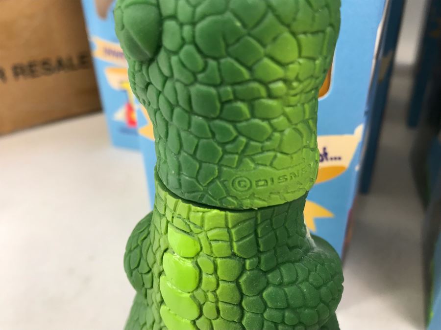 Rare New 1995 Disney's Original Toy Story One Minute Maid Woody And Rex Squeeze Bottles In Boxes - 13 Woody Bottles And 2 Rex Bottles [Photo 13]