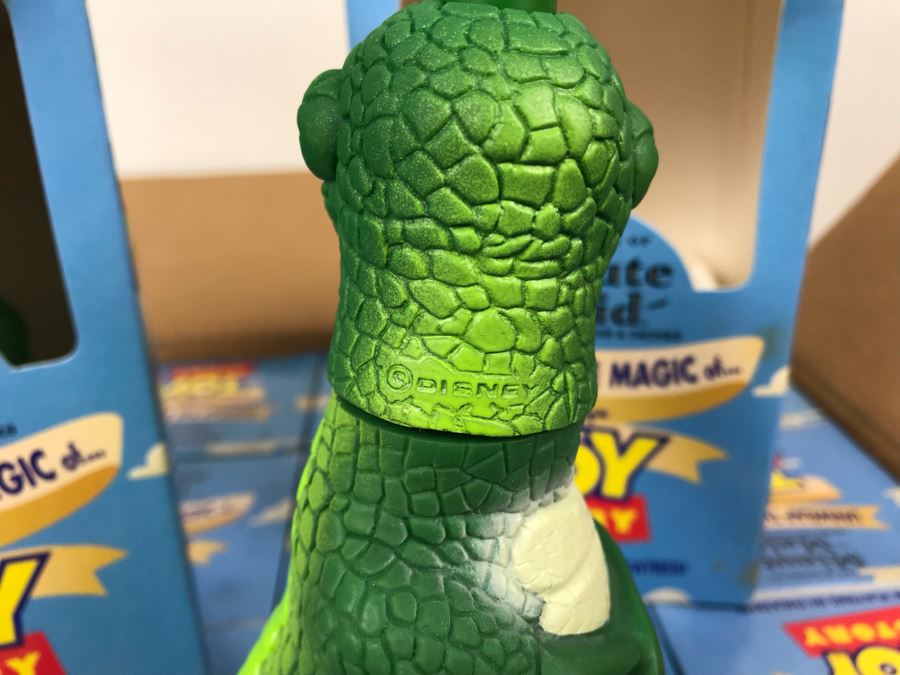 Rare New 1995 Disney's Original Toy Story One Minute Maid Rex Squeeze Bottles In Boxes - 20 Rex Bottles [Photo 6]