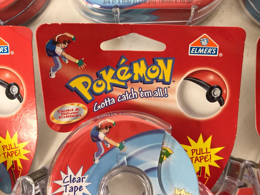 (8) New Pokemon Licensed Tape Dispensers Elmer's [Photo 4]