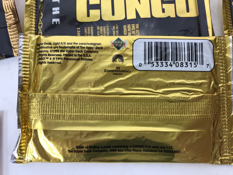 (4) New Skybox Batman DC Saga Of The Dark Knight Trading Cards And (7) Congo The Movie Trading Cards Upper Deck [Photo 6]