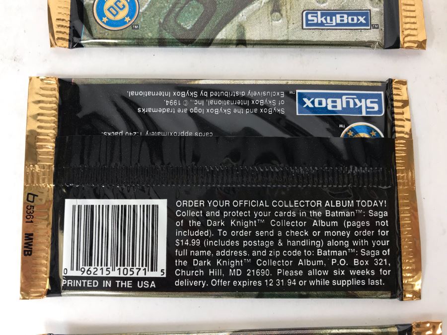(4) New Skybox Batman DC Saga Of The Dark Knight Trading Cards And (7) Congo The Movie Trading Cards Upper Deck [Photo 4]
