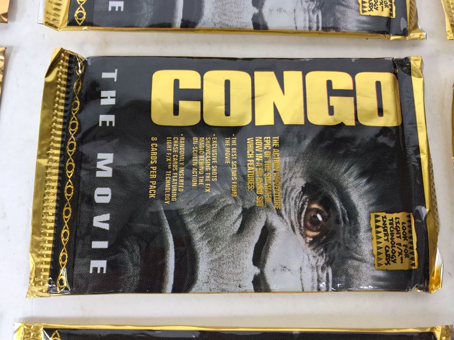 (4) New Skybox Batman DC Saga Of The Dark Knight Trading Cards And (7) Congo The Movie Trading Cards Upper Deck [Photo 3]