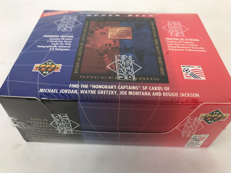 Sealed 1993 Upper Deck Exclusive USA World Cup 1994 Premiere Edition Contains 40 Packs [Photo 9]