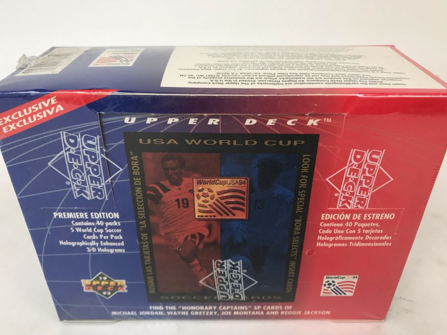 Sealed 1993 Upper Deck Exclusive USA World Cup 1994 Premiere Edition Contains 40 Packs [Photo 2]