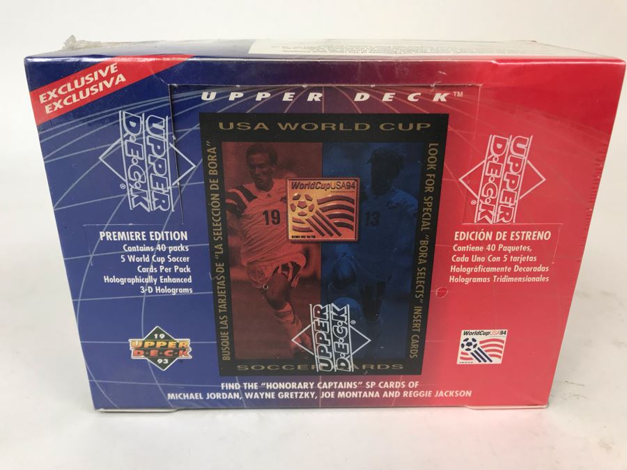 Sealed 1993 Upper Deck Exclusive USA World Cup 1994 Premiere Edition Contains 40 Packs
