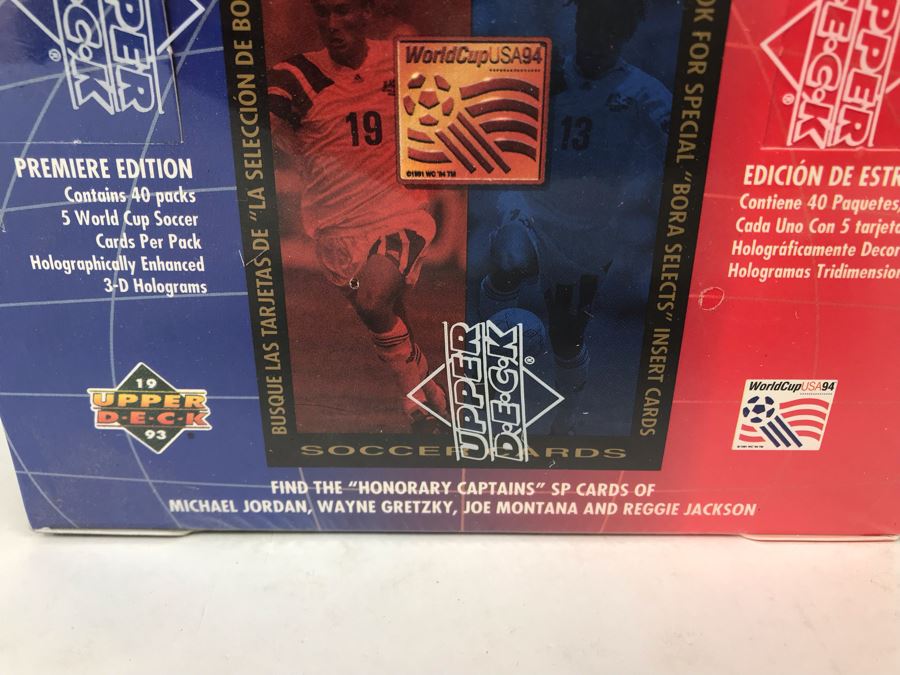 Sealed 1993 Upper Deck Exclusive USA World Cup 1994 Premiere Edition Contains 40 Packs [Photo 3]