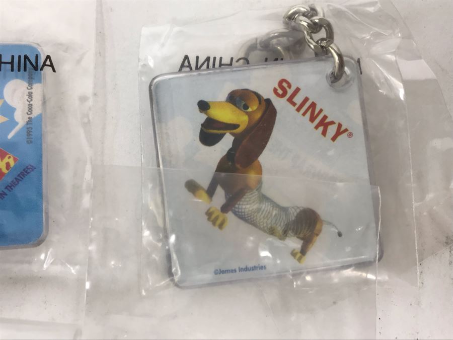 Pair Of New Disney's Original Toy Story Quartz Digital Watches Woody And Buzz Lightyear Plus (12) Original Toy Story One Key Chains [Photo 15]