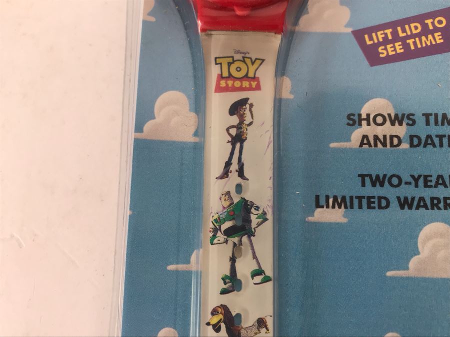 Pair Of New Disney's Original Toy Story Quartz Digital Watches Woody And Buzz Lightyear Plus (12) Original Toy Story One Key Chains [Photo 6]