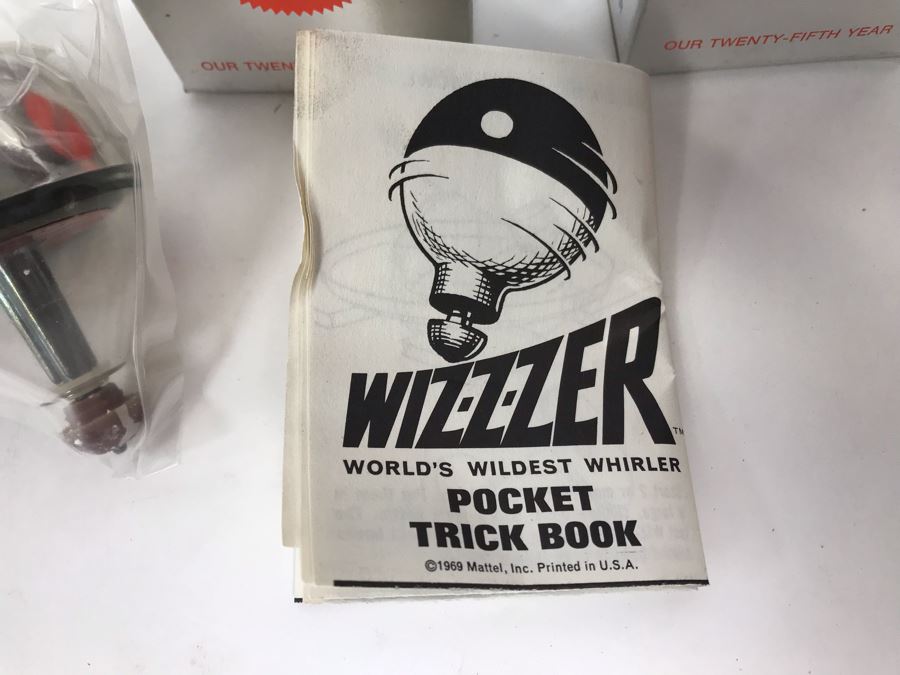 Pair Of New Twenty-Fifth Year Anniversay Mattel Wizzzer Toys - World's Wildest Whirler [Photo 3]