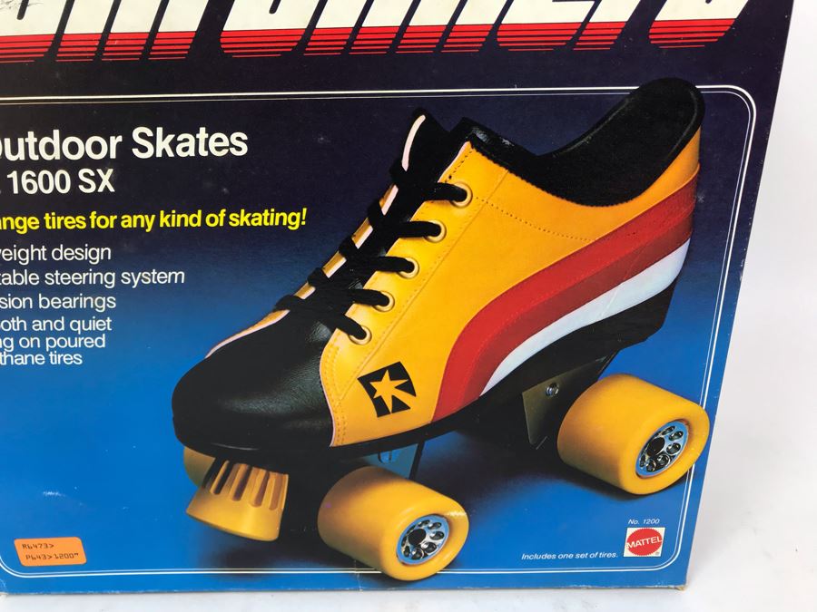 Vintage 1978 Mattel Sunrunners Roller Skates New In Box Size 11-13 [Photo 5]
