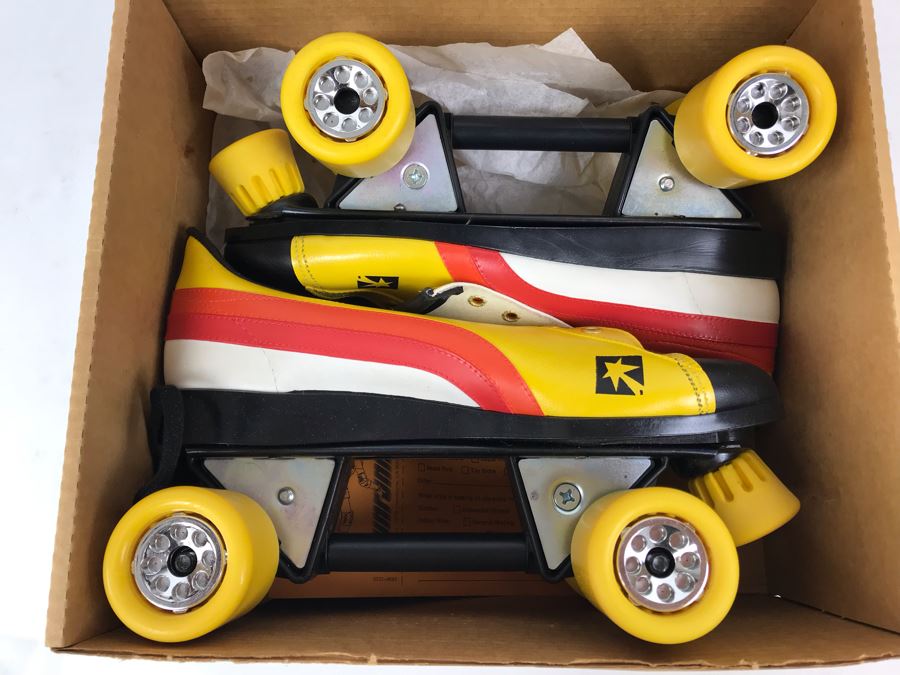 Vintage 1978 Mattel Sunrunners Roller Skates New In Box Size 11-13 [Photo 9]