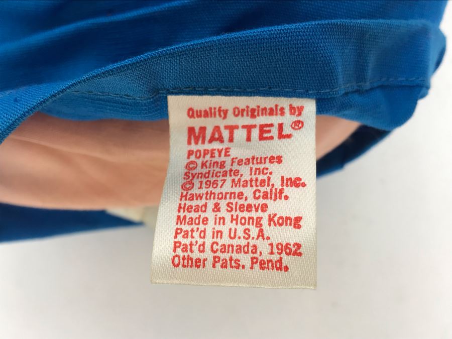 Vintage 1968 Mattel Popeye Talking Hand Puppet New In Box 4205 [Photo 13]