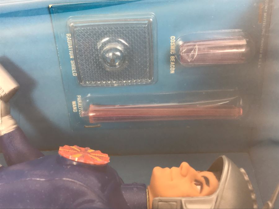 Rare Vintage 1967 Mattel New In Box Capt. Lazer Major Matt Mason Action Figure Toy 6330 - Note Tears In Protective Seal Shown In Photos [Photo 19]