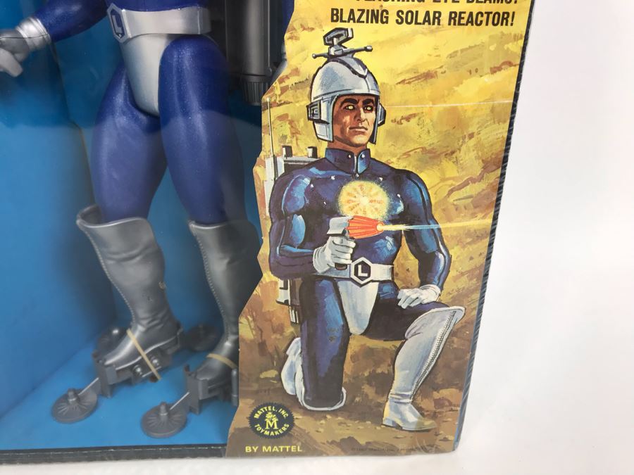 Rare Vintage 1967 Mattel New In Box Capt. Lazer Major Matt Mason Action Figure Toy 6330 - Note Tears In Protective Seal Shown In Photos [Photo 8]