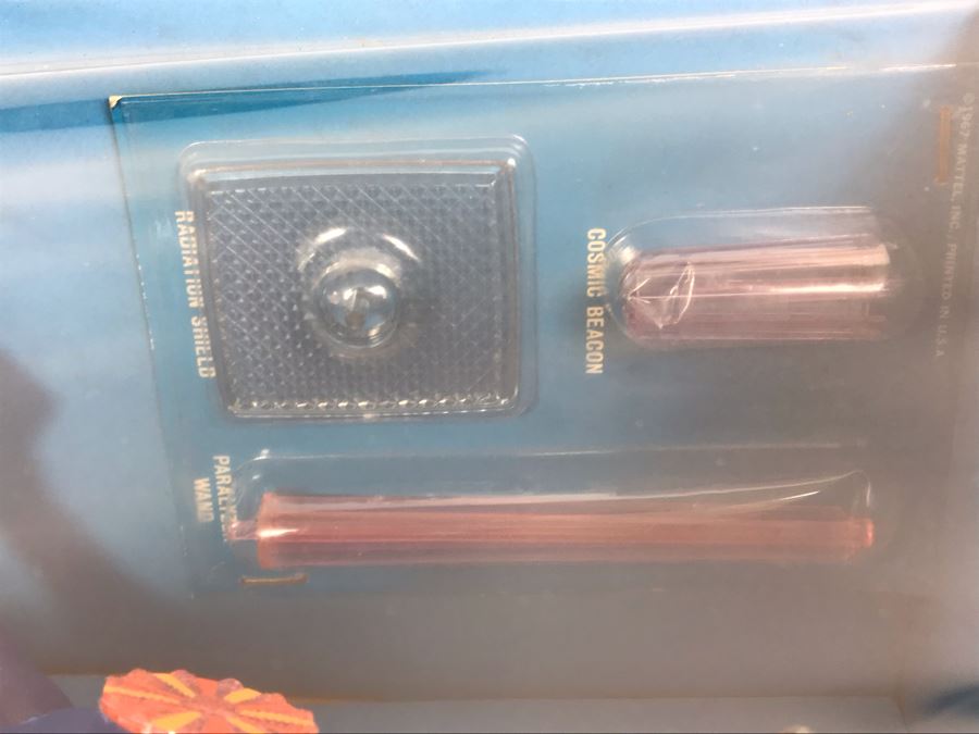 Rare Vintage 1967 Mattel New In Box Capt. Lazer Major Matt Mason Action Figure Toy 6330 - Note Tears In Protective Seal Shown In Photos [Photo 20]