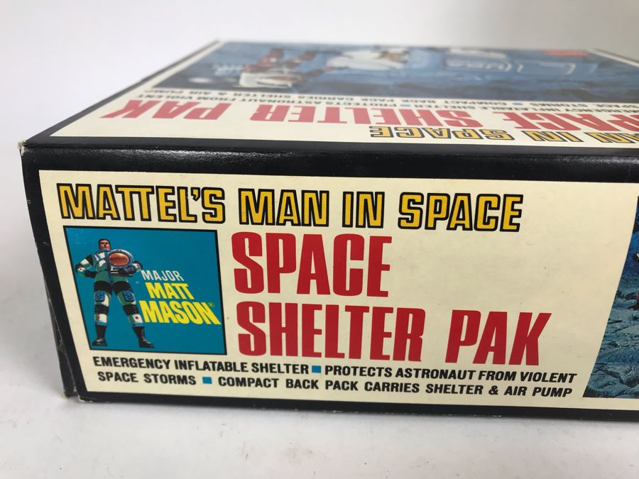 Pair Of Vintage 1969 New In Box Mattel's Man In Space Space Shelter Paks Major Matt Mason [Photo 8]
