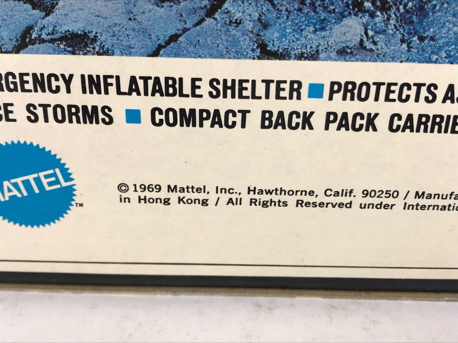 Pair Of Vintage 1969 New In Box Mattel's Man In Space Space Shelter Paks Major Matt Mason [Photo 11]