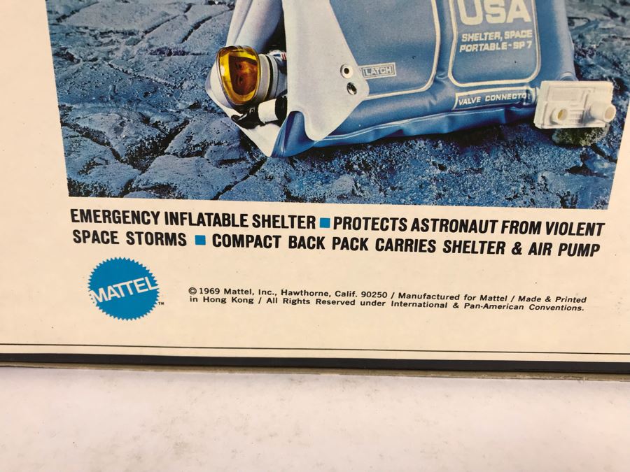 Pair Of Vintage 1969 New In Box Mattel's Man In Space Space Shelter Paks Major Matt Mason [Photo 10]