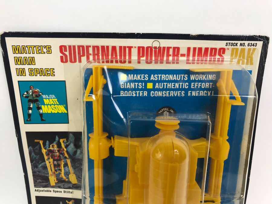 Vintage 1968 New In Package Mattel's Man In Space Supernaut Power-Limbs Pak Major Matt Mason 6343 [Photo 2]