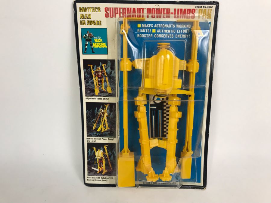 Vintage 1968 New In Package Mattel's Man In Space Supernaut Power-Limbs Pak Major Matt Mason 6343 [Photo 9]
