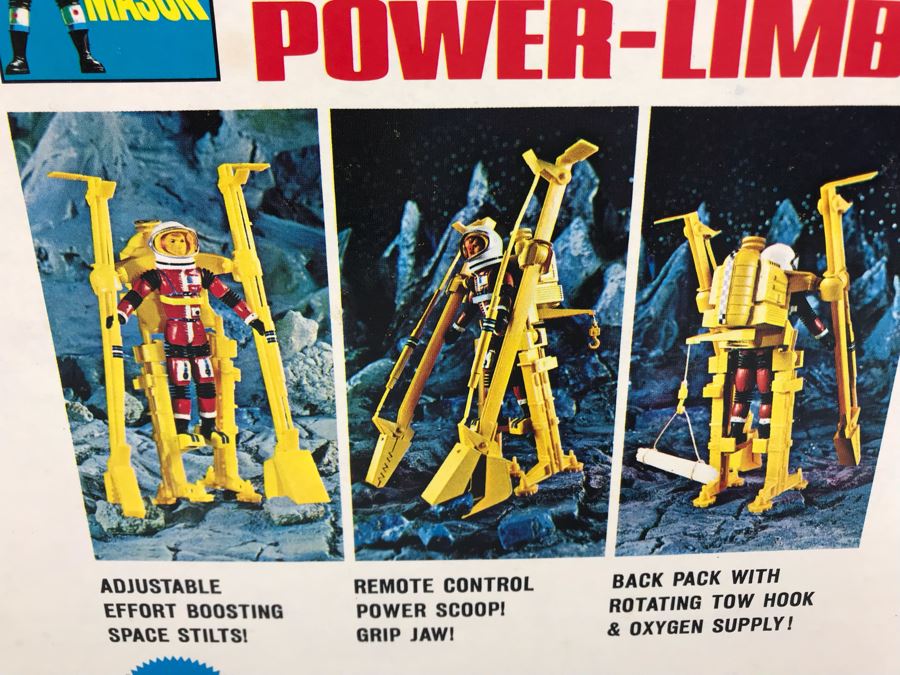 Pair Of Vintage 1969 New In Box Mattel's Man In Space Supernaut Power-Limbs Major Matt Mason 6343 [Photo 11]