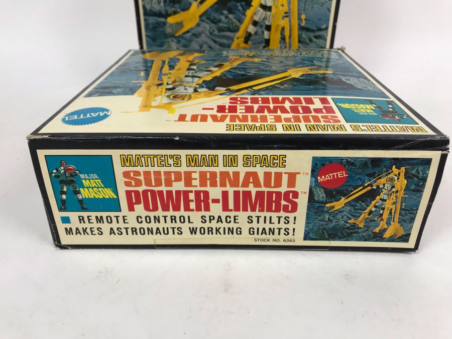 Pair Of Vintage 1969 New In Box Mattel's Man In Space Supernaut Power-Limbs Major Matt Mason 6343 [Photo 7]