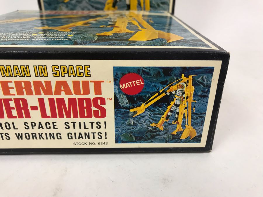Pair Of Vintage 1969 New In Box Mattel's Man In Space Supernaut Power-Limbs Major Matt Mason 6343 [Photo 5]