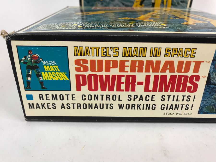 Pair Of Vintage 1969 New In Box Mattel's Man In Space Supernaut Power-Limbs Major Matt Mason 6343 [Photo 4]