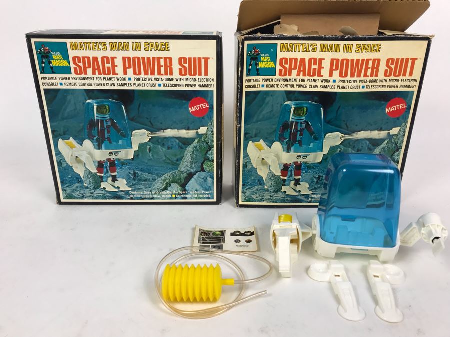 Vintage 1969 (1) New In Box And (1) Opened Box Mattel's Man In Space Space Power Suit Major Matt Mason 6344 [Photo 1]