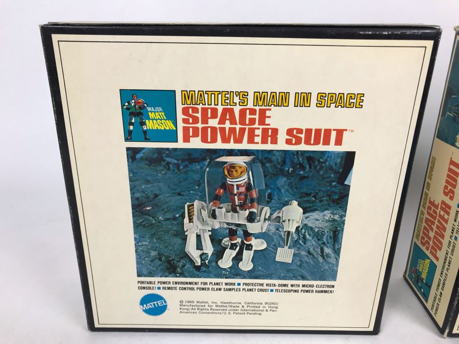 Vintage 1969 (1) New In Box And (1) Opened Box Mattel's Man In Space Space Power Suit Major Matt Mason 6344 [Photo 8]