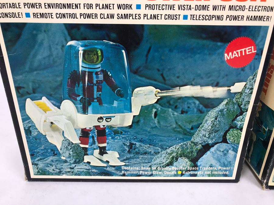 Vintage 1969 (1) New In Box And (1) Opened Box Mattel's Man In Space Space Power Suit Major Matt Mason 6344 [Photo 3]