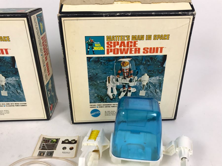 Vintage 1969 (1) New In Box And (1) Opened Box Mattel's Man In Space Space Power Suit Major Matt Mason 6344 [Photo 14]