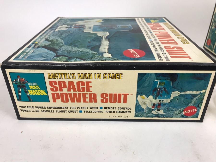 Vintage 1969 (1) New In Box And (1) Opened Box Mattel's Man In Space Space Power Suit Major Matt Mason 6344 [Photo 6]