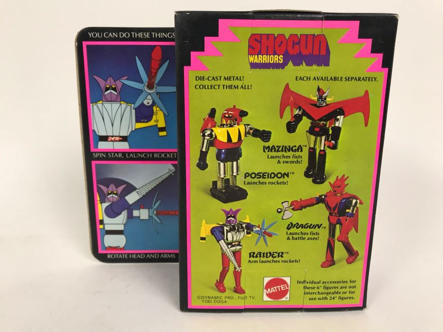 Vintage 1977 New In Box Mattel Shogun Warriors Raider Die-Cast Metal Robot Toy Action Figure [Photo 8]