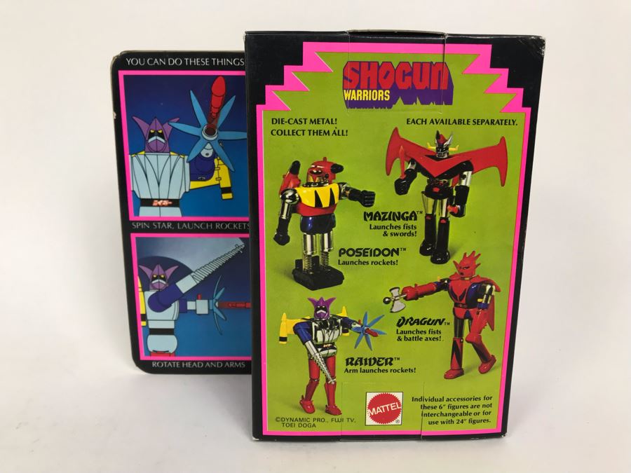 Vintage 1977 New In Box Mattel Shogun Warriors Raider Die-Cast Metal Robot Toy Action Figure [Photo 8]