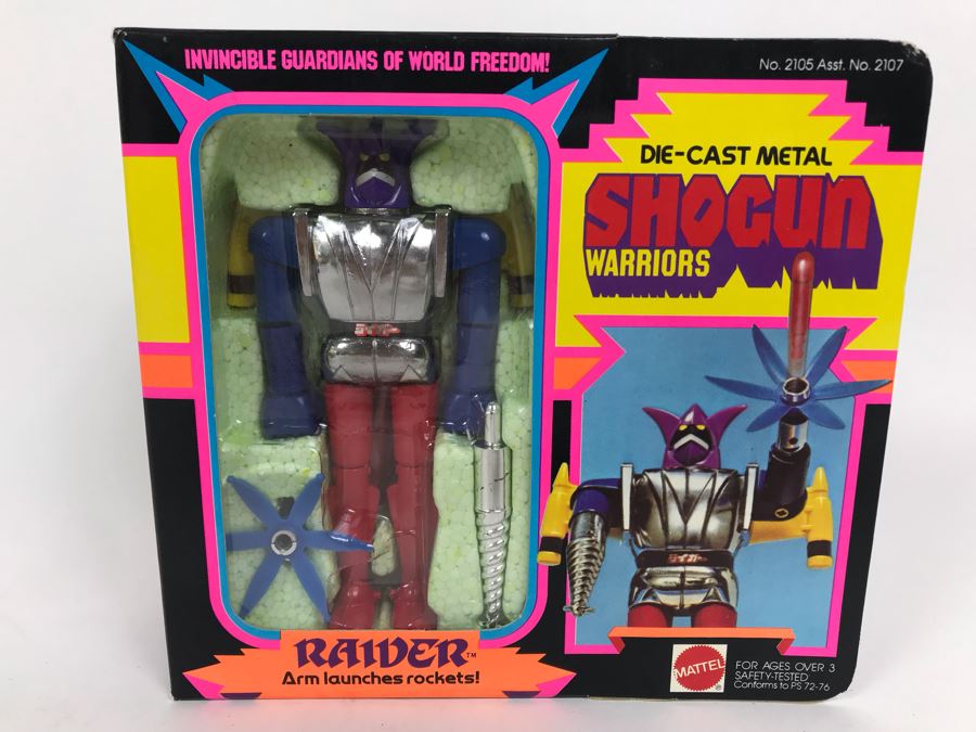 Vintage 1977 New In Box Mattel Shogun Warriors Raider Die-Cast Metal Robot Toy Action Figure [Photo 1]