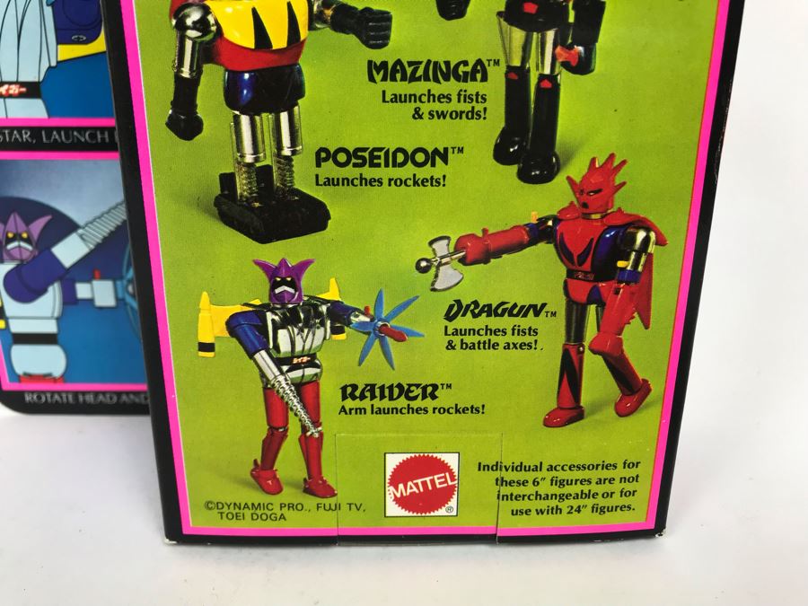 Vintage 1977 New In Box Mattel Shogun Warriors Raider Die-Cast Metal Robot Toy Action Figure [Photo 10]