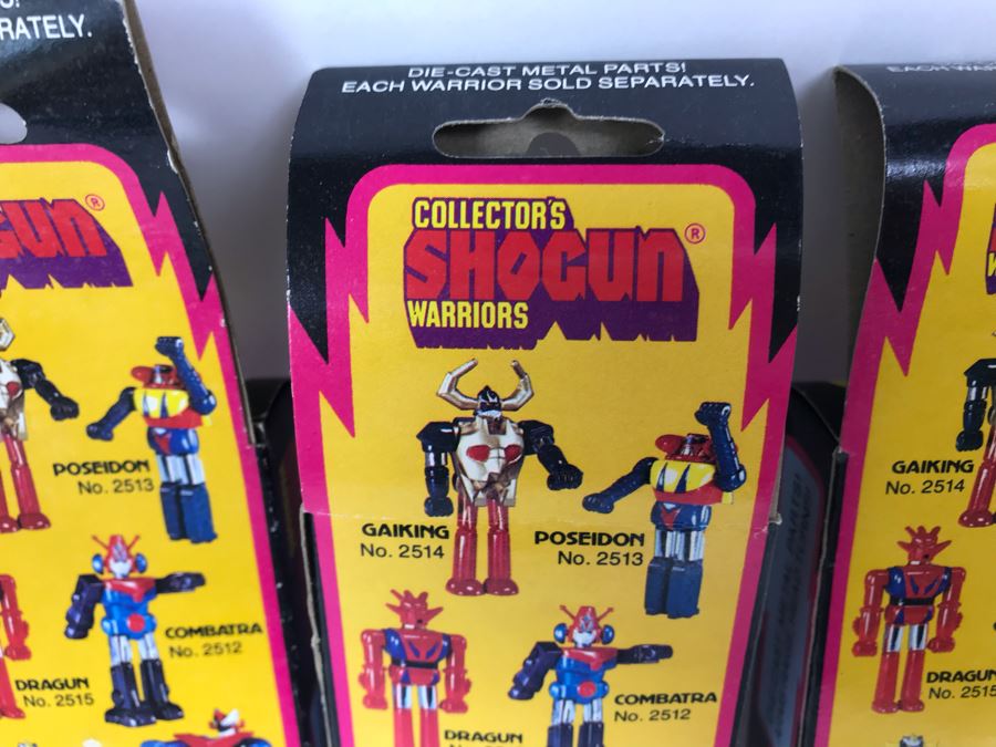 (4) Vintage 1978 Mattel Shogun Warriors Collector's Series Combatra Diecast Metal Action Figure Robot 2518 2512 [Photo 9]