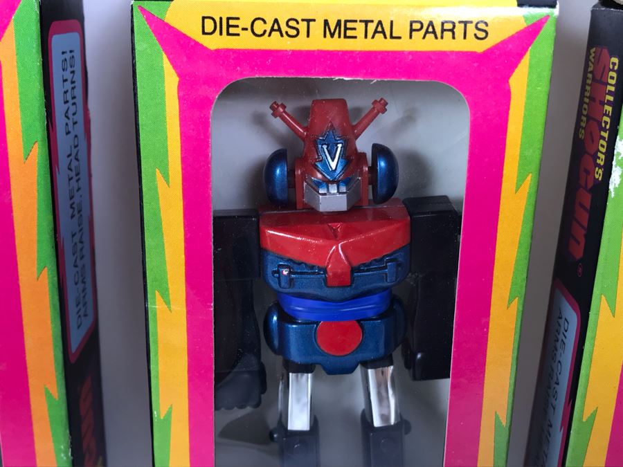 (4) Vintage 1978 Mattel Shogun Warriors Collector's Series Combatra Diecast Metal Action Figure Robot 2518 2512 [Photo 5]