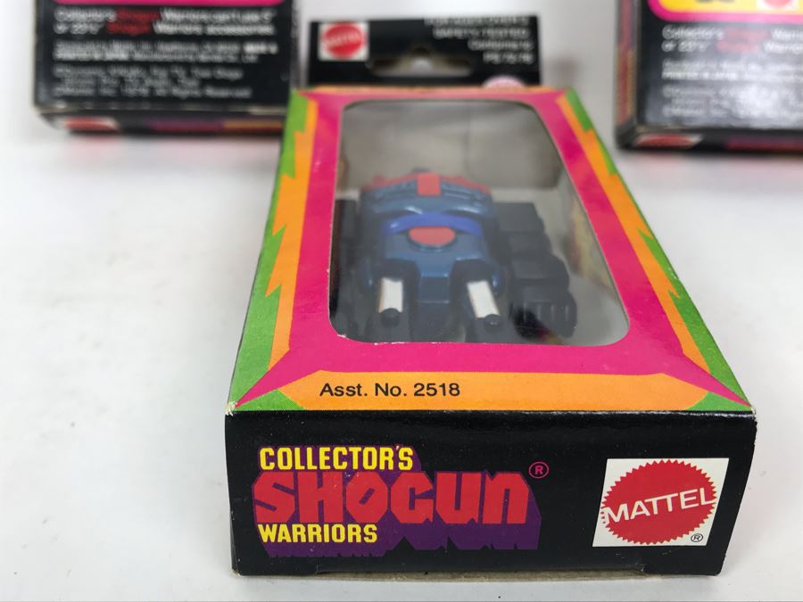 (4) Vintage 1978 Mattel Shogun Warriors Collector's Series Combatra Diecast Metal Action Figure Robot 2518 2512 [Photo 13]