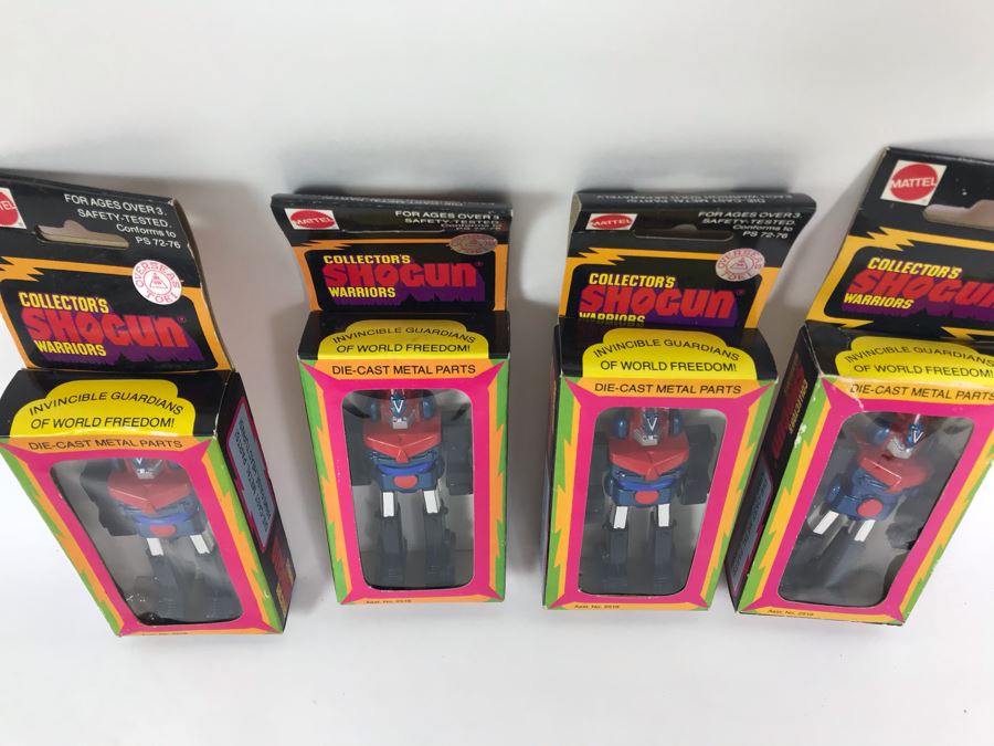(4) Vintage 1978 Mattel Shogun Warriors Collector's Series Combatra Diecast Metal Action Figure Robot 2518 2512 [Photo 6]