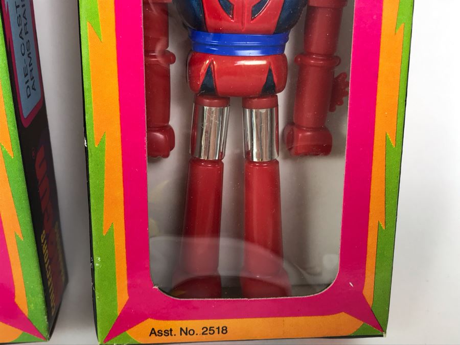 (4) Vintage 1978 Mattel Shogun Warriors Collector's Series Diecast Metal Action Figure Robot: (1) Poseidon 2513, (1) Great Mazinga 2516, (2) Dragun 2515 2518 [Photo 11]