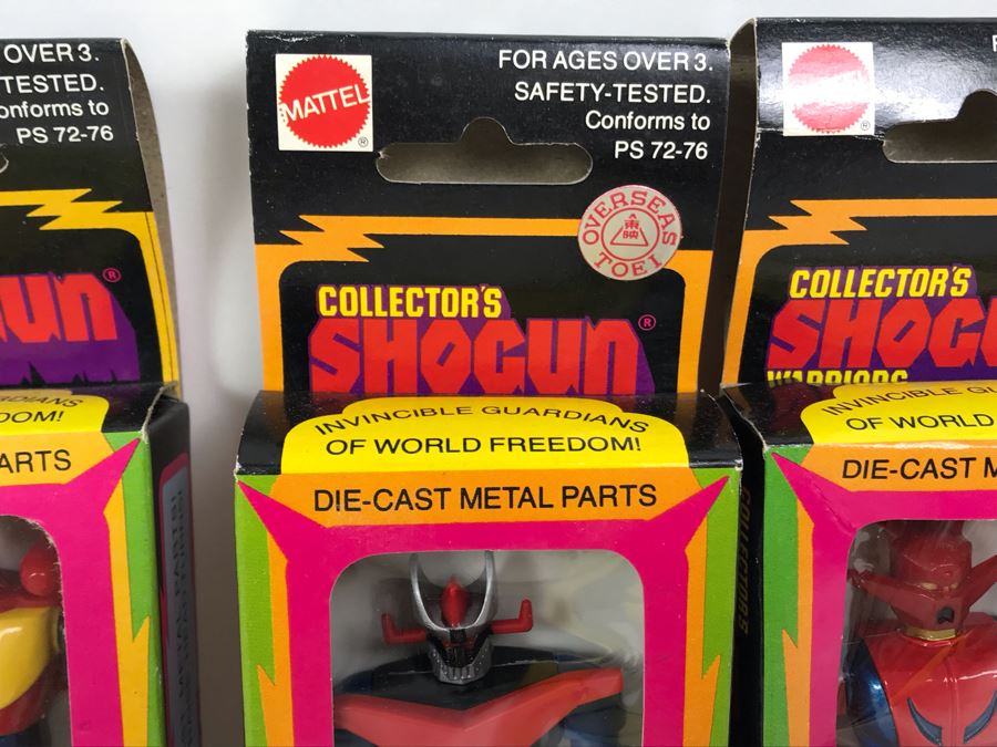 (4) Vintage 1978 Mattel Shogun Warriors Collector's Series Diecast Metal Action Figure Robot: (1) Poseidon 2513, (1) Great Mazinga 2516, (2) Dragun 2515 2518 [Photo 7]