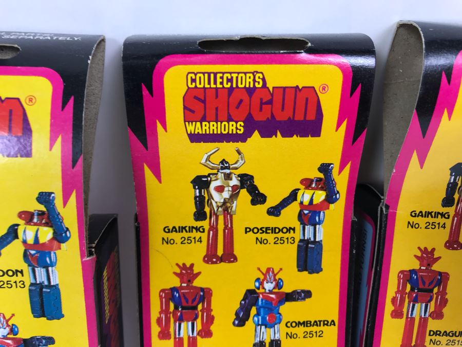 (4) Vintage 1978 Mattel Shogun Warriors Collector's Series Diecast Metal Action Figure Robot: (1) Poseidon 2513, (1) Great Mazinga 2516, (2) Dragun 2515 2518 [Photo 18]