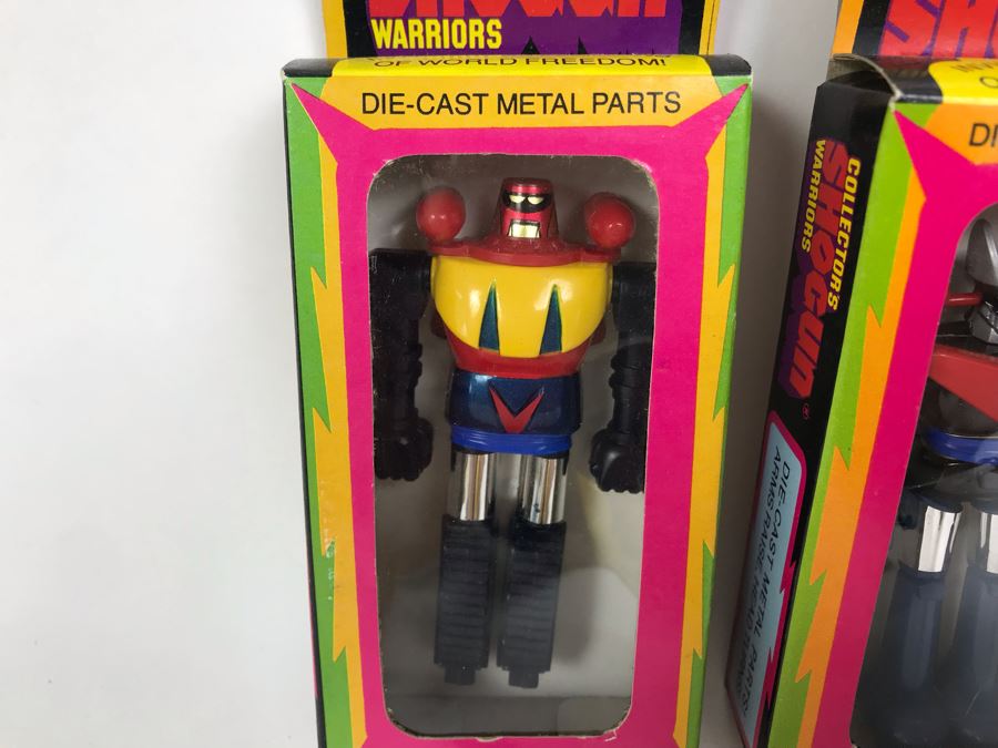 (4) Vintage 1978 Mattel Shogun Warriors Collector's Series Diecast Metal Action Figure Robot: (1) Poseidon 2513, (1) Great Mazinga 2516, (2) Dragun 2515 2518 [Photo 4]