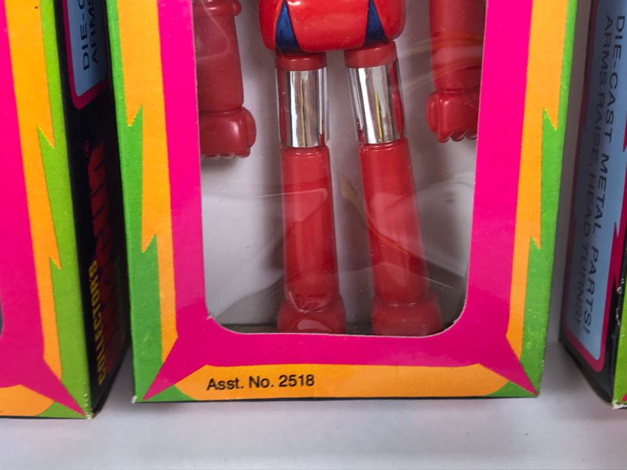 (4) Vintage 1978 Mattel Shogun Warriors Collector's Series Diecast Metal Action Figure Robot: (1) Poseidon 2513, (1) Great Mazinga 2516, (2) Dragun 2515 2518 [Photo 13]