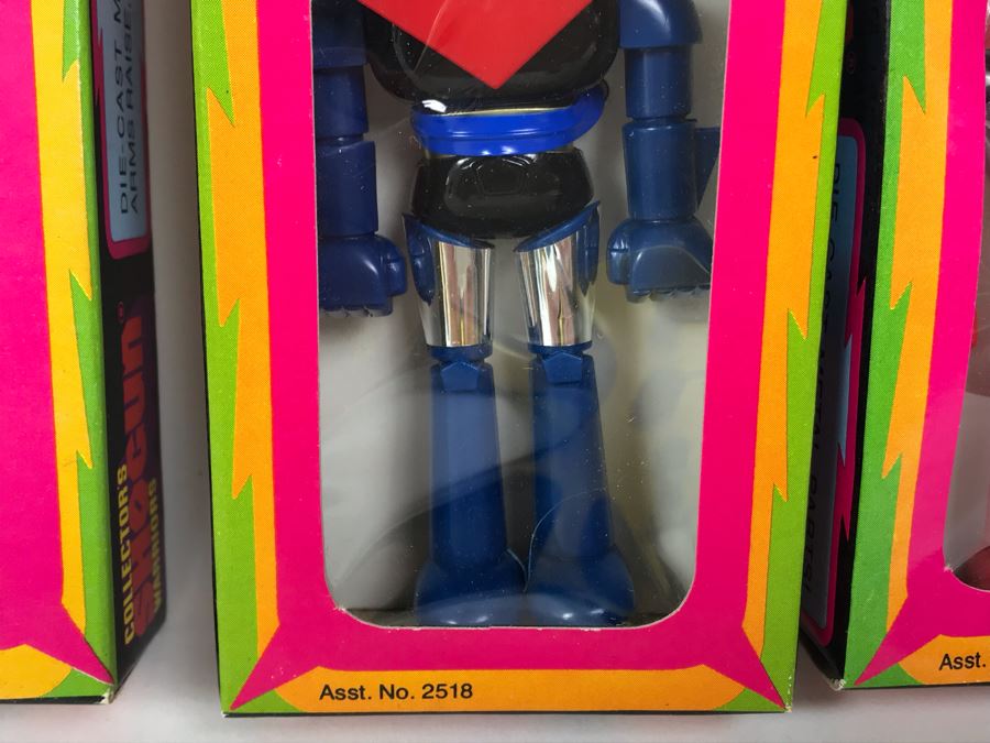 (4) Vintage 1978 Mattel Shogun Warriors Collector's Series Diecast Metal Action Figure Robot: (1) Poseidon 2513, (1) Great Mazinga 2516, (2) Dragun 2515 2518 [Photo 9]