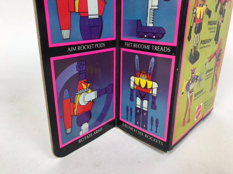 Vintage 1977 New In Box Mattel Shogun Warriors Poseidon Die-Cast Metal Robot Toy Action Figure 2104 [Photo 14]