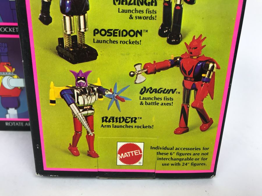 Vintage 1977 New In Box Mattel Shogun Warriors Poseidon Die-Cast Metal Robot Toy Action Figure 2104 [Photo 11]