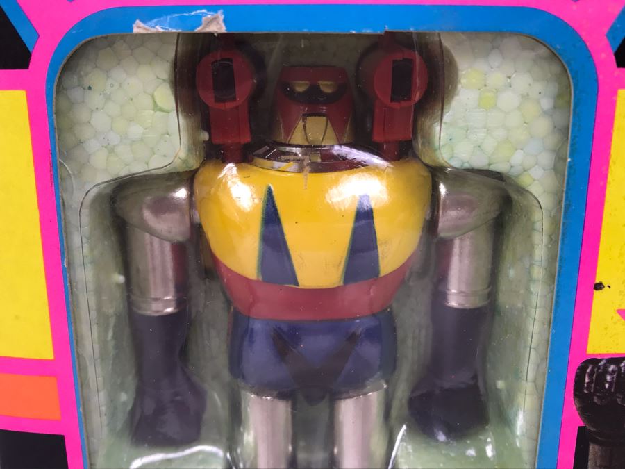 Vintage 1977 New In Box Mattel Shogun Warriors Poseidon Die-Cast Metal Robot Toy Action Figure 2104 [Photo 3]